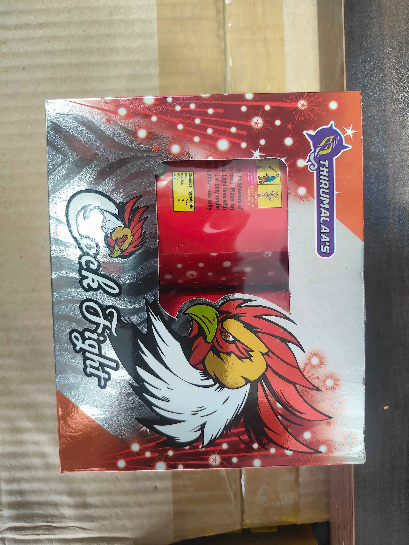 COCK FIGHT RED 2 PCS