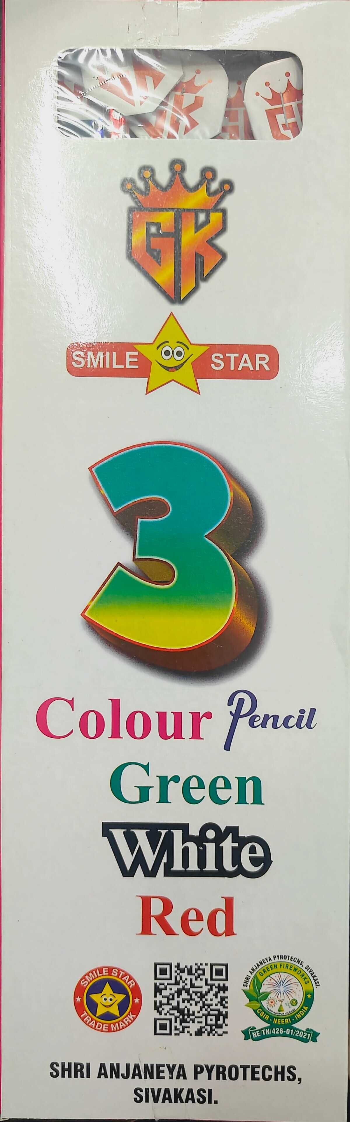 3 IN 1 COLOUR PENCIL 5 PCS